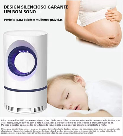 Lâmpada Elétrica USB Mata-Mosquito