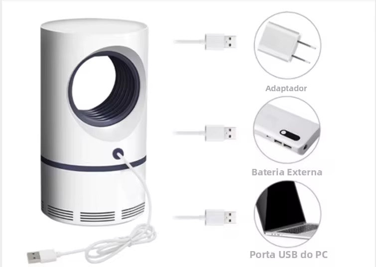 Lâmpada Elétrica USB Mata-Mosquito
