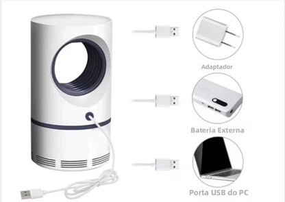 Lâmpada Elétrica USB Mata-Mosquito