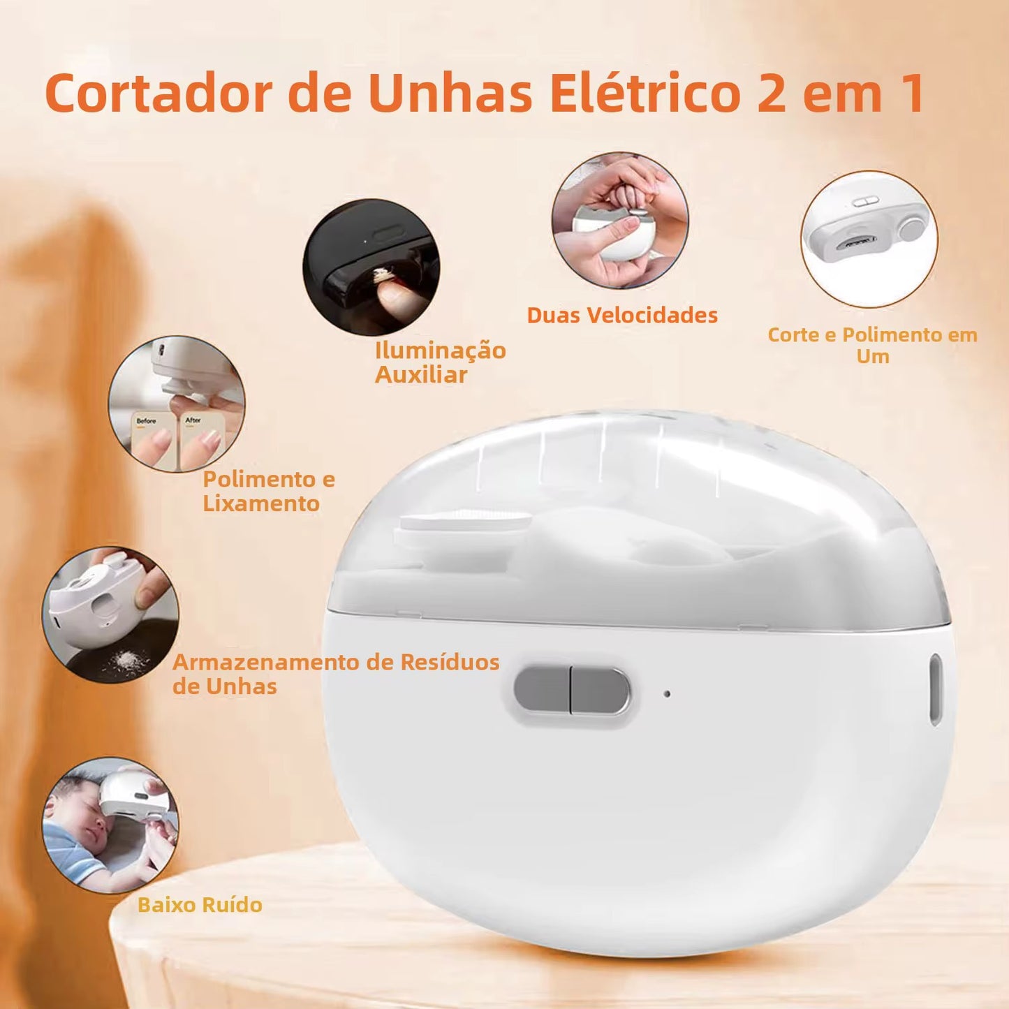 Cortador de Unhas Automático