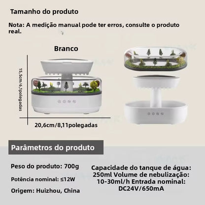 Umidificador de Ar Gota de Chuva