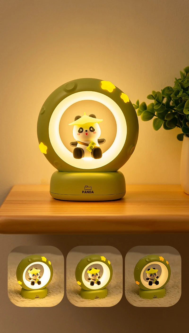 Luminária Panda E Astronauta LED