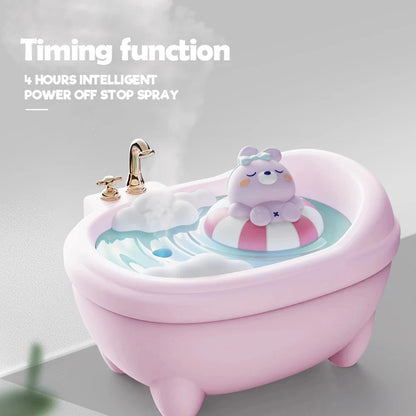 Umidificador Cartoon em Forma de Banheira!