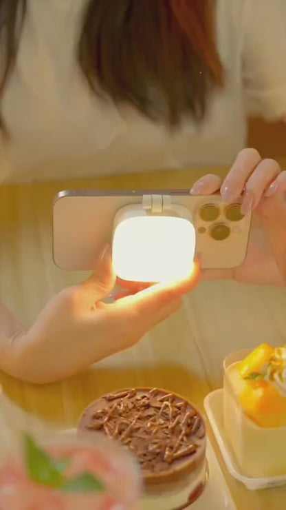 Ring LED 360° Magnético: Selfies e Vlogs Impecáveis
